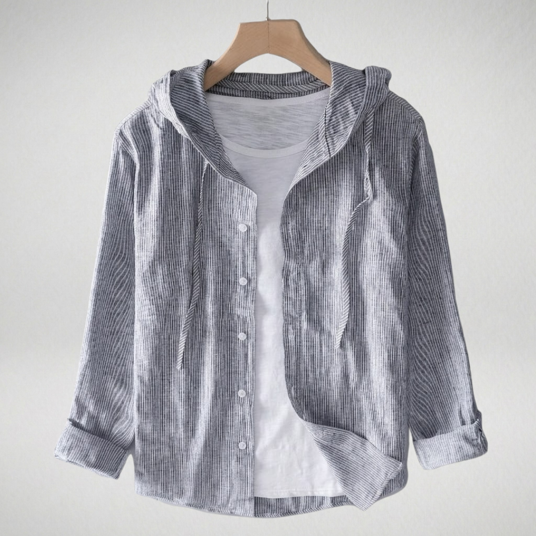 Élina | Chemise Légère Élégante à Capuche