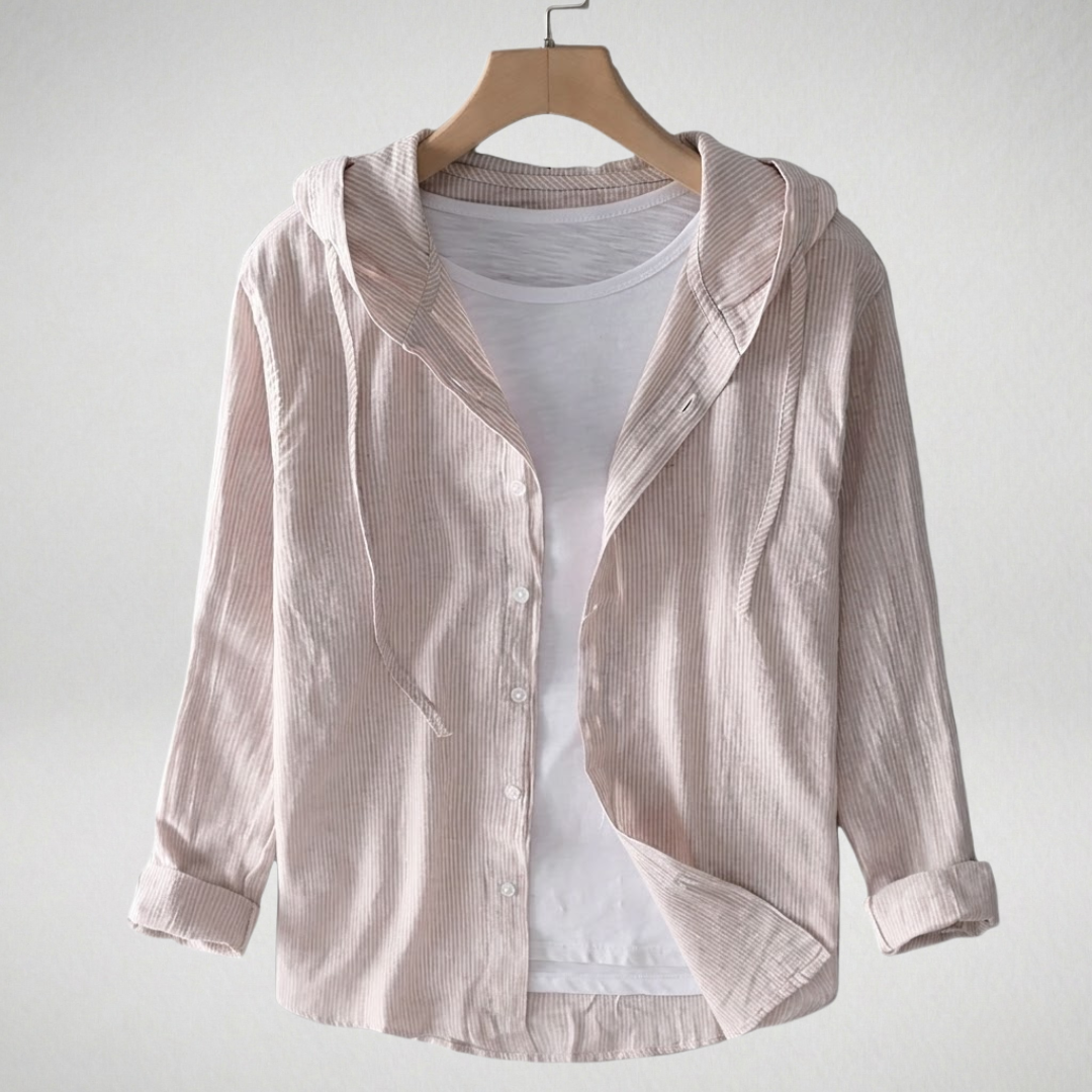 Élina | Chemise Légère Élégante à Capuche