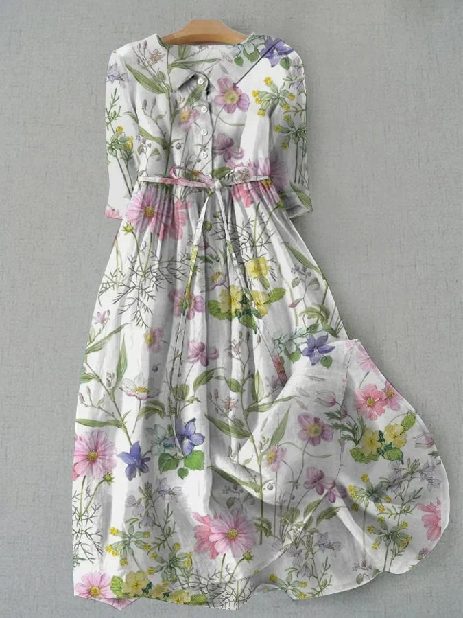 Zofia – Robe d'Élégance Subtile et de Confort
