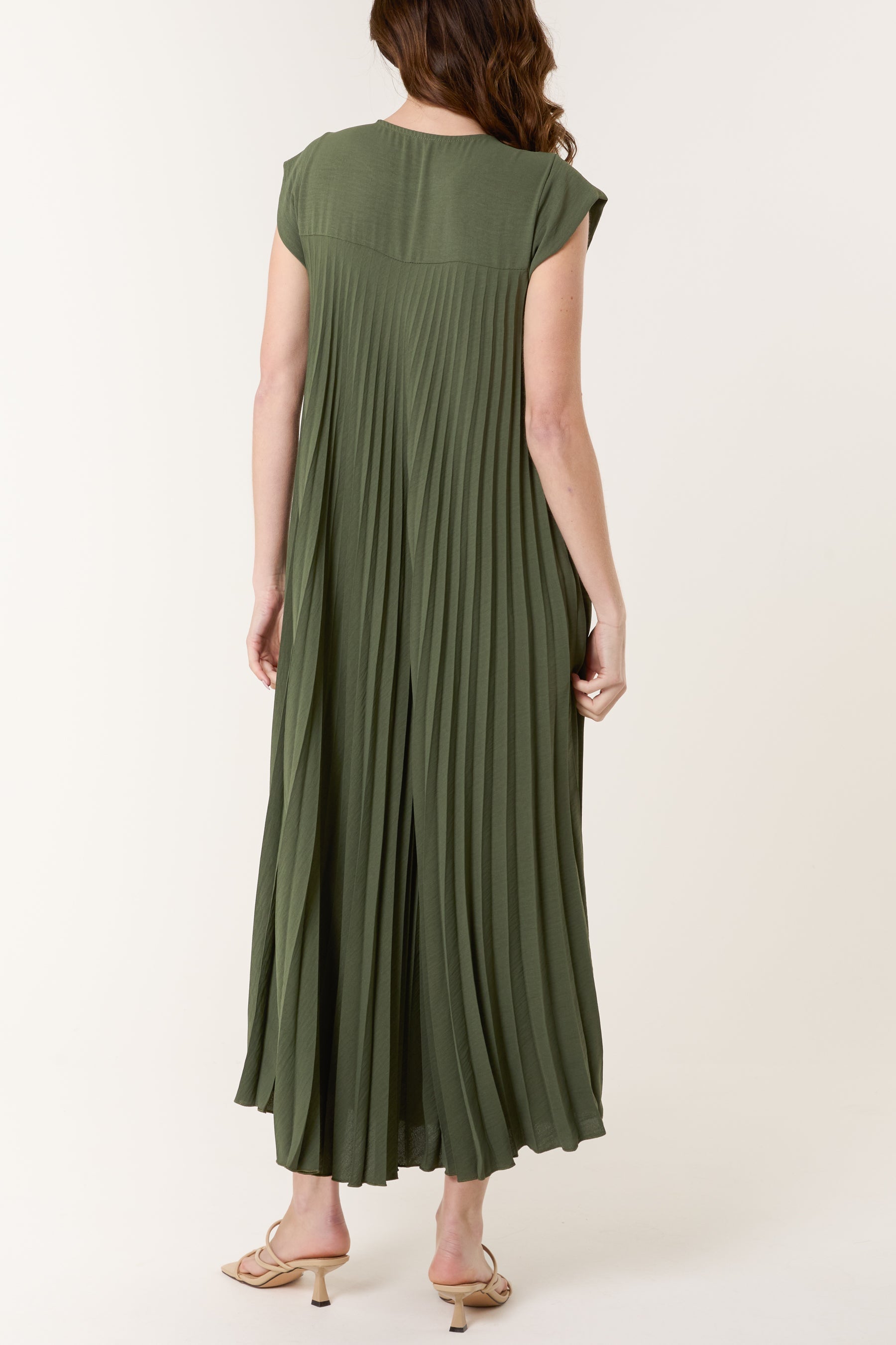 Élora | Robe Plissée Élégante & Fluide