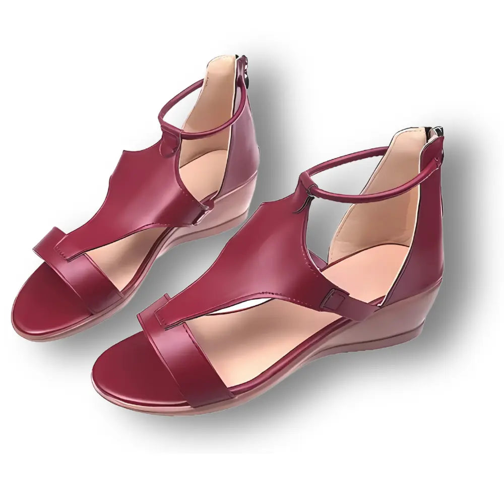 Hawa | Sandales orthopédiques à talon compensé pour femmes
