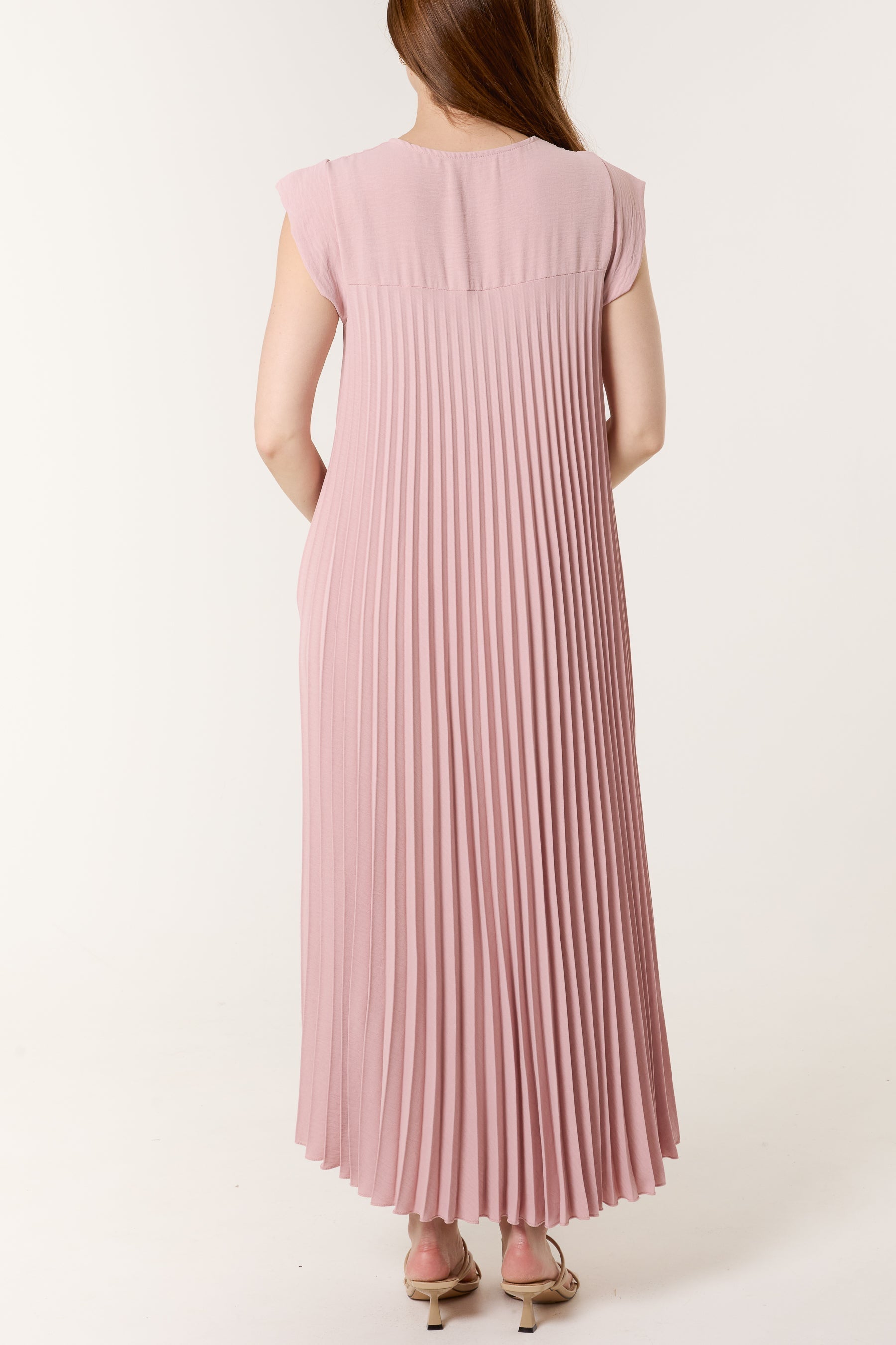 Élora | Robe Plissée Élégante & Fluide