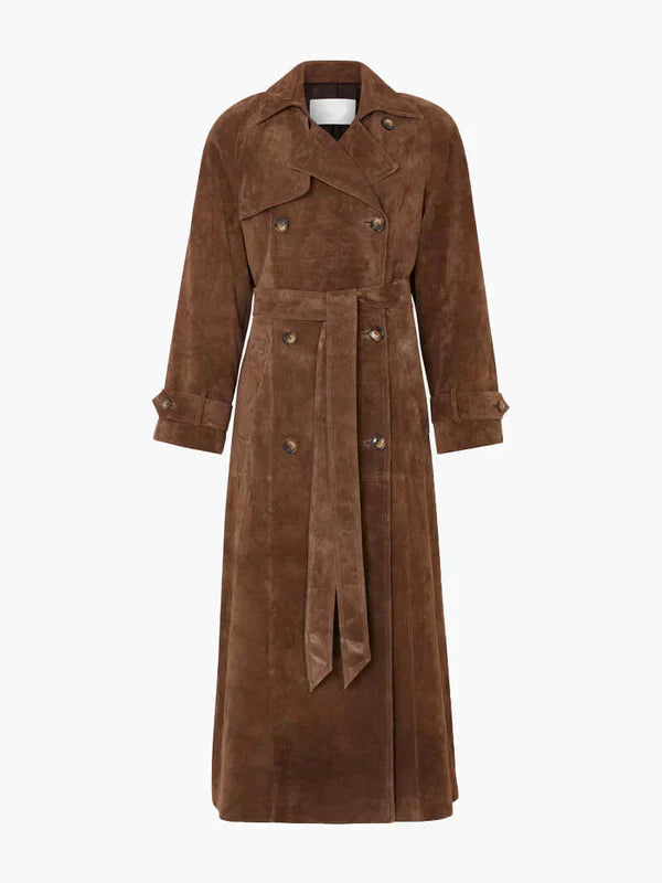 DELACROIX | LE TRENCH CHIC EN DAIM DOUX